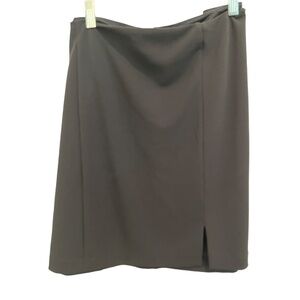 Forever 2 Plus Size Black Side Zip Front Kick Pleat Mini Skirt Size 3X NWT